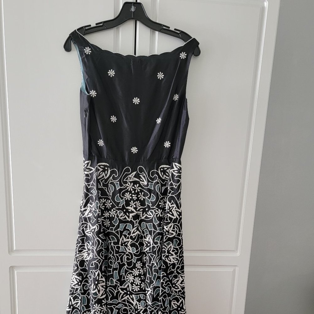 Anthropologie Odille 100% Silk Dress circa 2004 Sz 4